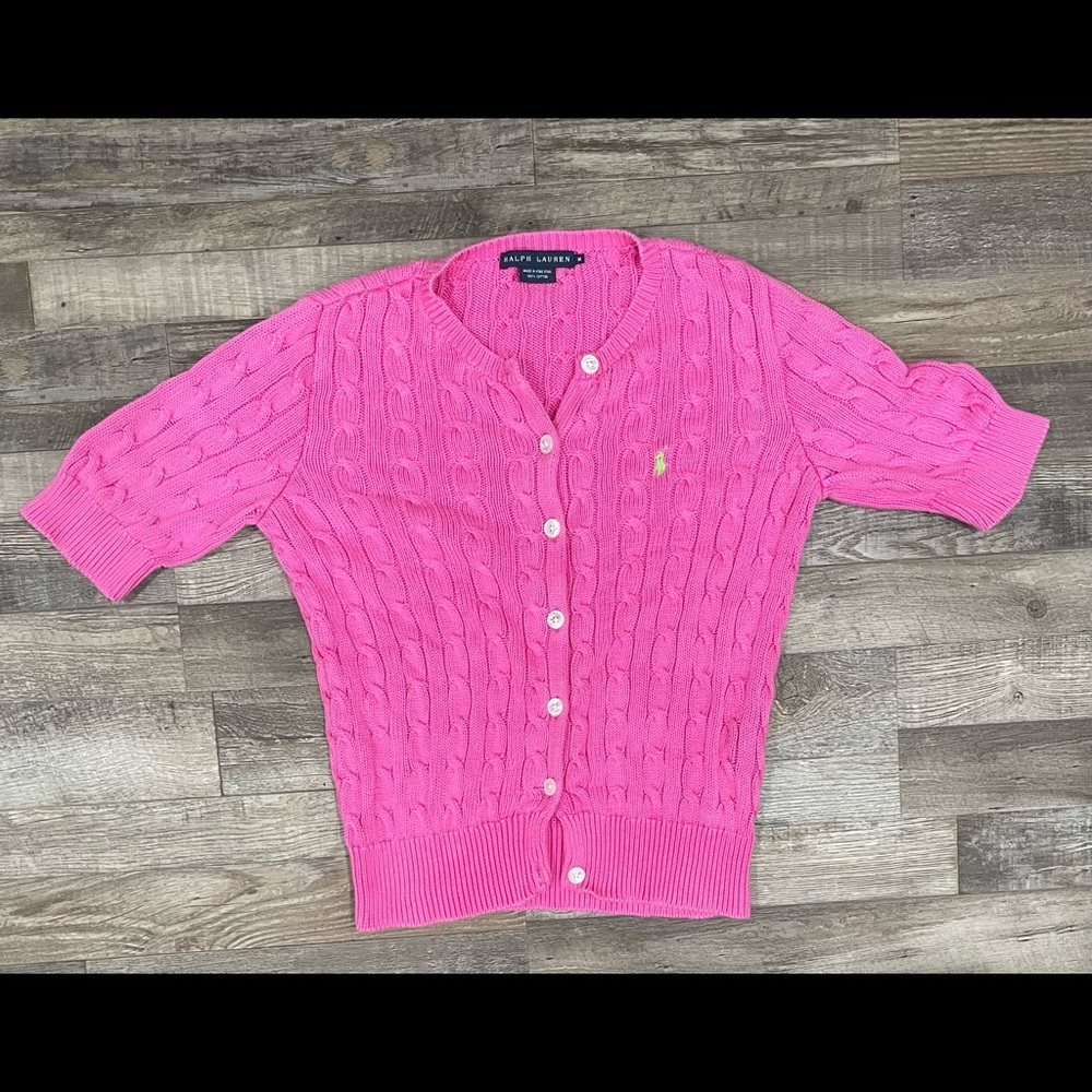 Polo Ralph Lauren Cable Knit Cardigan Sweater